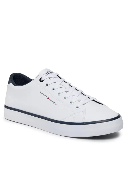 Superge Tommy Hilfiger Th Hi Vulc Core Low Leather White YBS bela