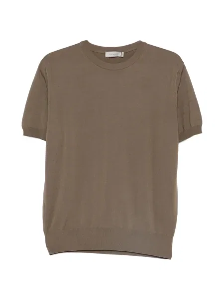 Tricou Canali scurt maro