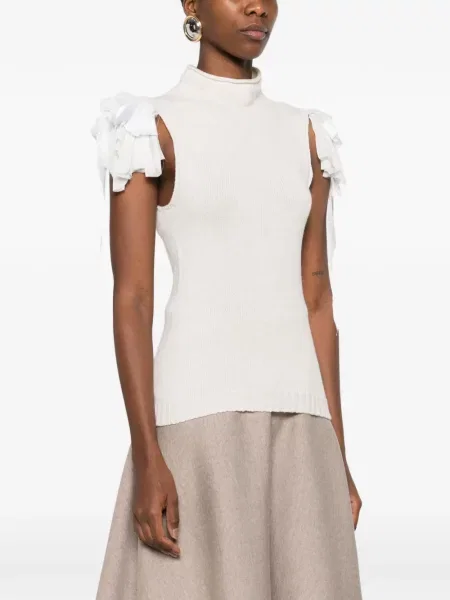 Top Alberta Ferretti cu volane