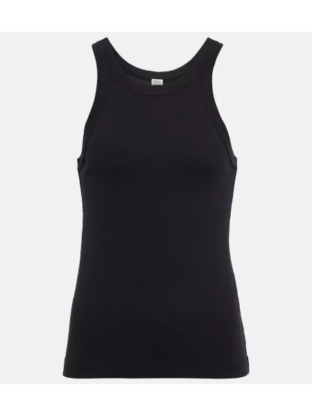 Top Toteme din jerseu negru