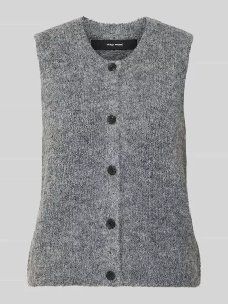 Sweter o kroju regular fit z dodatkiem wełny model NOVAH' Vero Moda