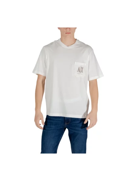 Koszulka Armani Exchange biała