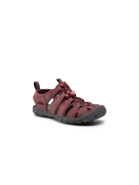 Szandál Keen Clearwater Cnx Lleather Bordó