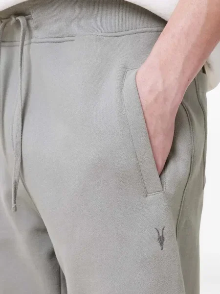 Pantaloni Allsaints cu broderie gri