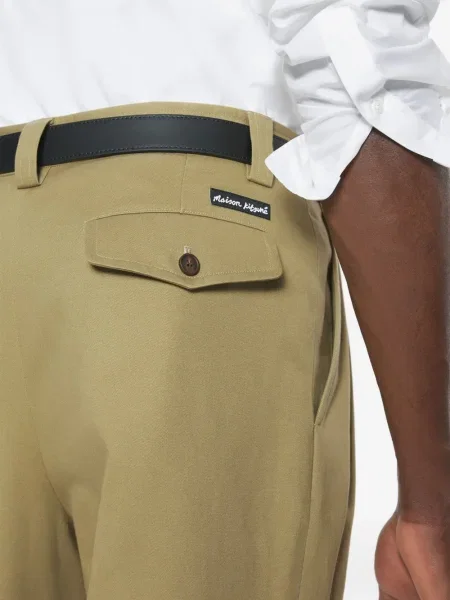 Pantaloni Maison Kitsune plisate