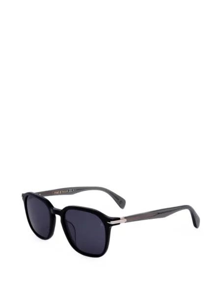 Ochelari de soare Rag & Bone cu imprimeu geometric negru