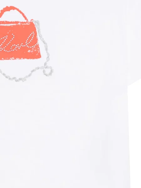 Tricou Karl Lagerfeld cu imagine alb
