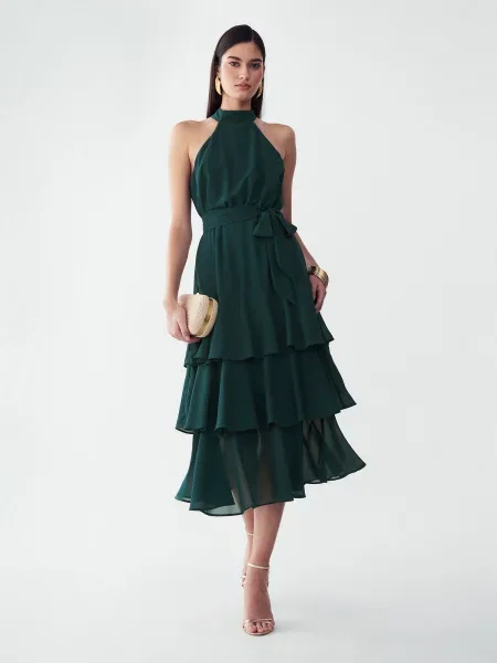 BWLDR Rochie de seară Tony închis verde
