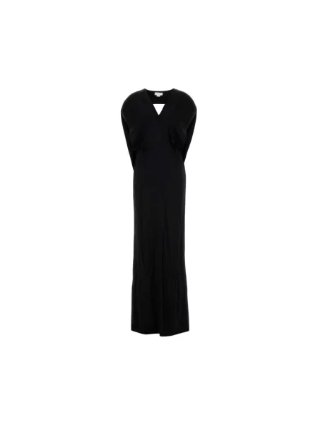 Sukienka Stella Mccartney z dekoltem w serek czarna