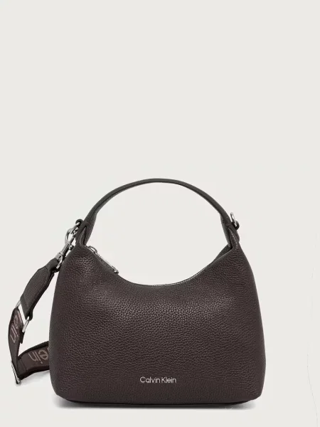 Geantă Calvin Klein închis maro
