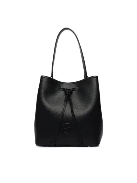 Ročna torba BOSS Anett Drawstring črna
