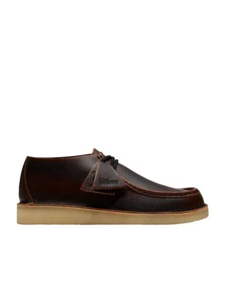 Półbuty Clarks skórzane brązowe