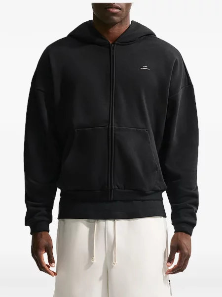 Флийс подрязан суитчър Nike бяло