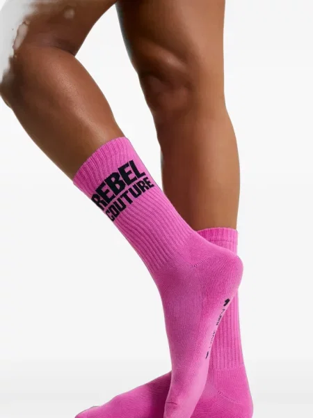 Șosete Juicy Couture cu imagine roz