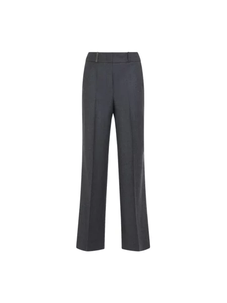 Spodnie Peserico wełniane szare