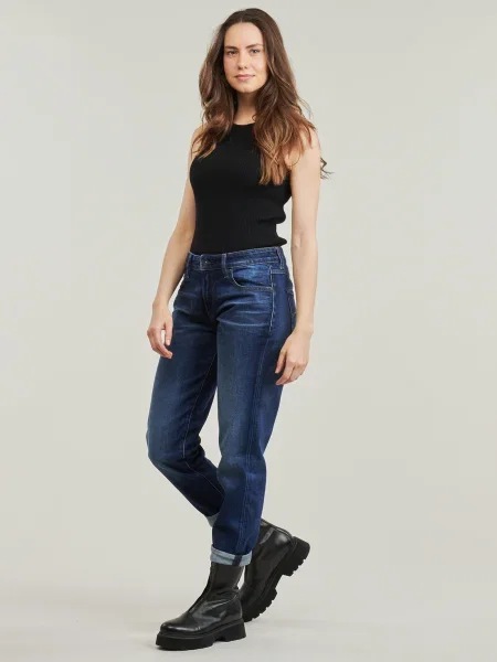 Blugi boyfriend G-star Raw albastru