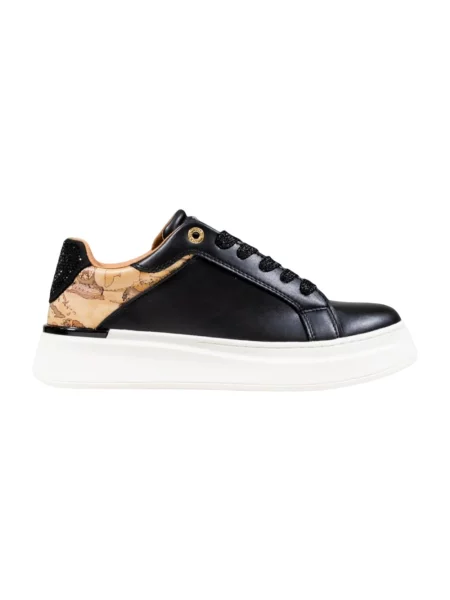 Sneakersy Alviero Martini 1a Classe z nadrukiem klasyczne czarne