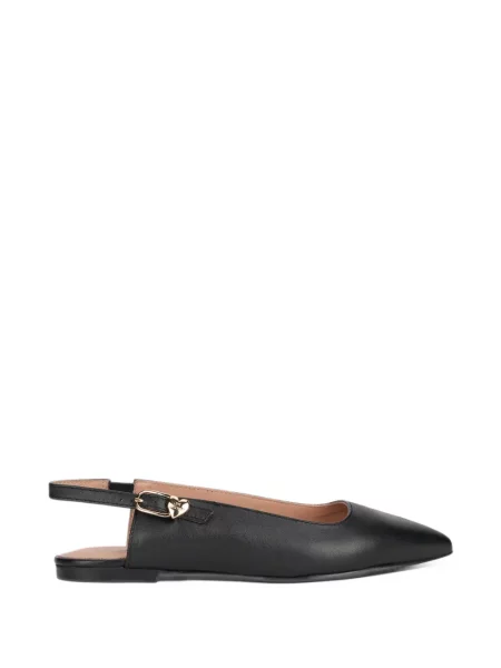 Pantofi cu toc Love Moschino slingback negru