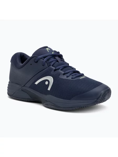 Мъжки обувки за тенис HEAD Revolt Evo Clay navy/ lime синьо