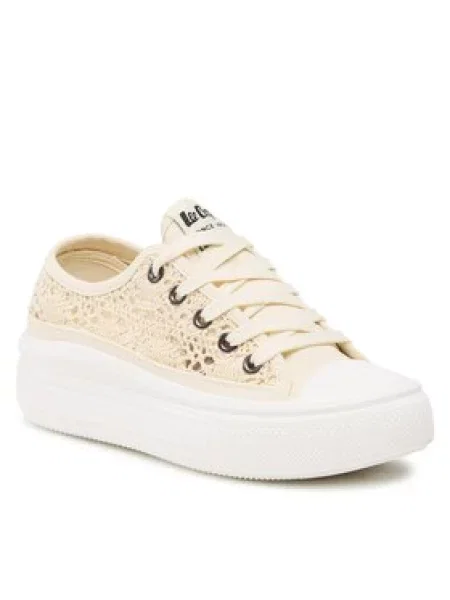 Кеди Lee Cooper beige бежеві