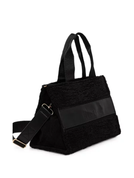 Ursuleț de pluș geantă shopper Liu Jo negru