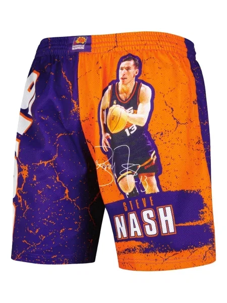 Pantaloni scurți Mitchell & Ness violet