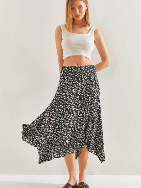 Fustă Bianco Lucci alb