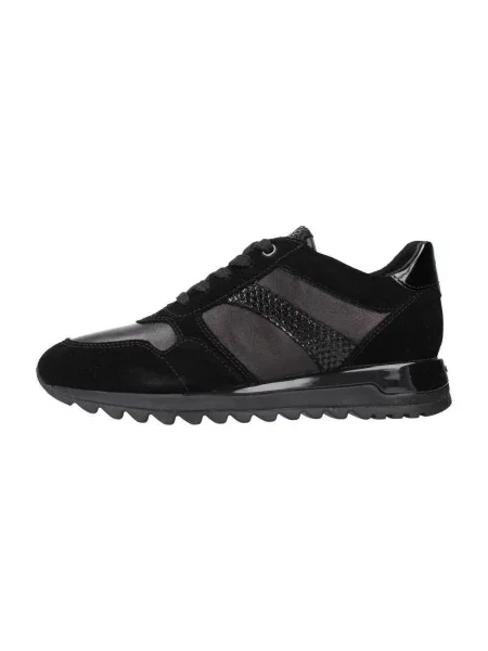 Pantofi Geox din piele de căprioară negru