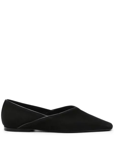 Pantofi loafer Toteme din piele de căprioară negru