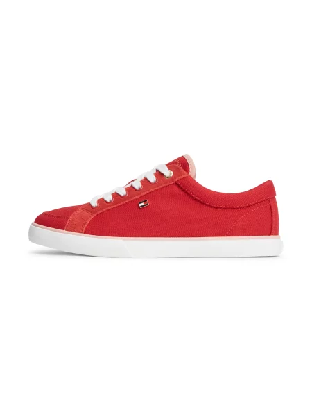 Sneakerși Tommy Hilfiger roșu