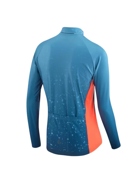 Koszulka rowerowa z długim rękawem W Bike L/S Jersey Dirt niebieska