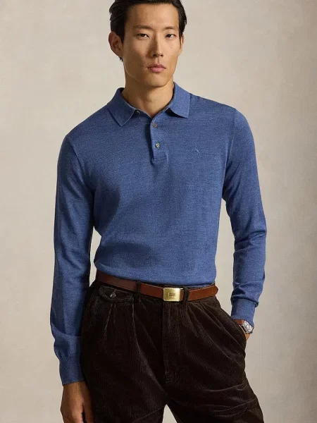 Polo Ralph Lauren pulover pentru bărbați albastru