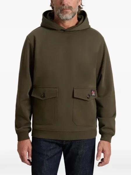 Hanorac cu glugă Woolrich verde