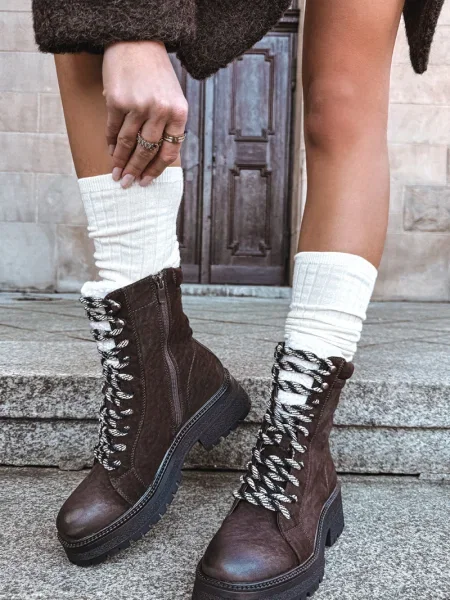 Botine Boto din piele negru