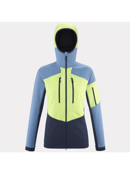 MILLET kurtka trekkingowa M WHITE SHIELD JKT niebieska S biała