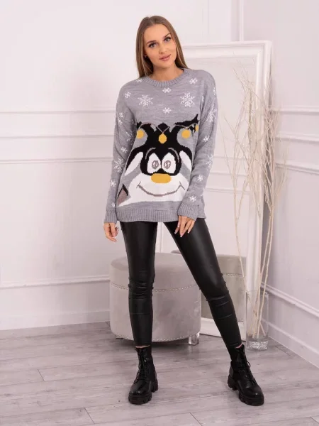 Sweter Kesi szary