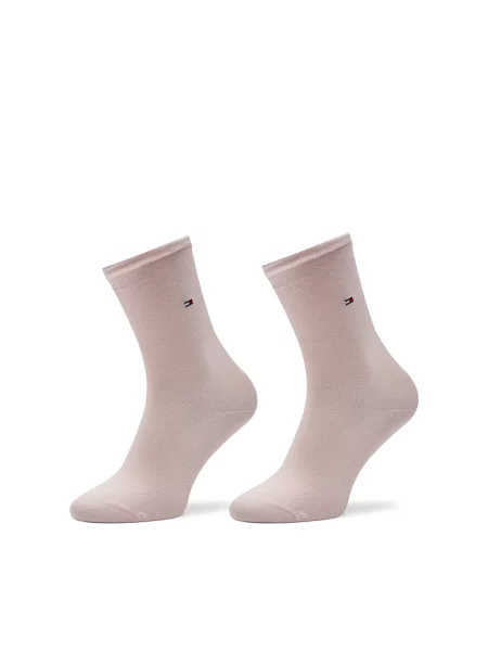 Dlhé ponožky Tommy Hilfiger ružová