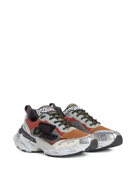 Sneakerși Dsquared2 cu șireturi din dantelă