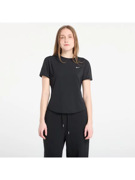 Póló Nike Swift Dri-FIT Short-Sleeve Running Top Black/ Reflective Silv XS fekete