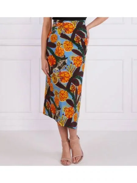 Weekend MaxMara Fustă FIORE portocaliu