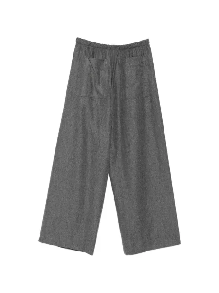 Pantaloni Soeur de lână cu cordon gri