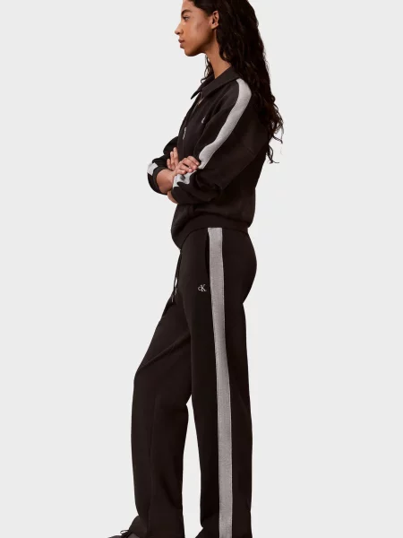 Махровые спортивные штаны Calvin Klein Jeans черные