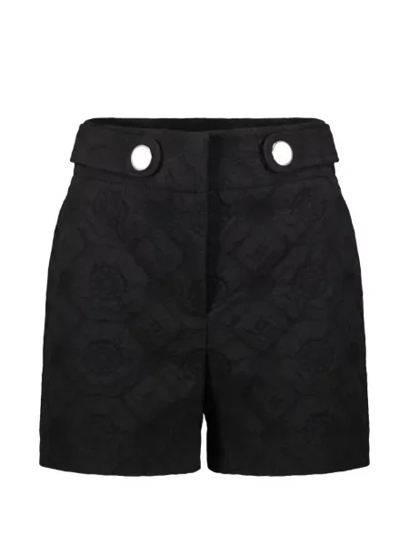 Pantaloni scurți Boutique Moschino din jacard negru