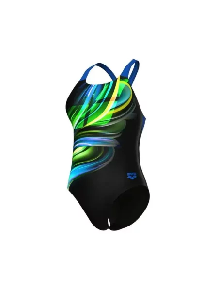 Kostium kąpielowy Arena Bloom Pro Back czarny