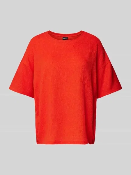 T-shirt z fakturowanym wzorem model ‘LUNA’ Pieces