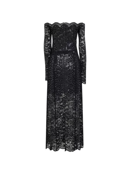 Rochie Rabanne cu paiete de costum negru