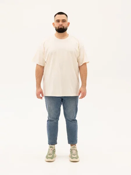Футболки і поло Fruit of the loom ValueWeight бежевий
