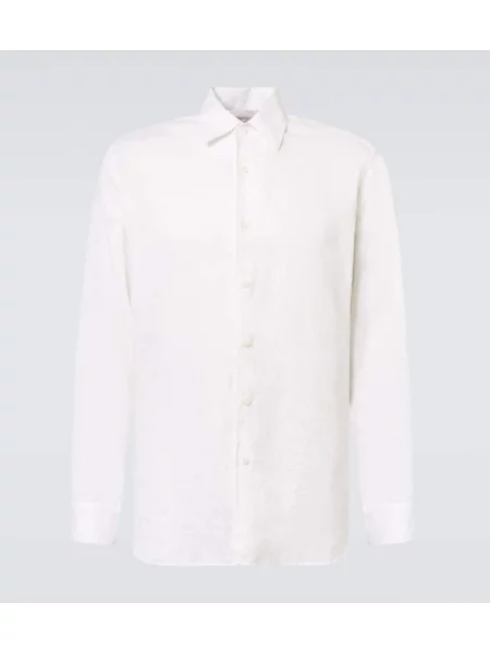 Lanena srajca Saman Amel bela