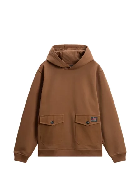 Hanorac cu glugă Woolrich maro