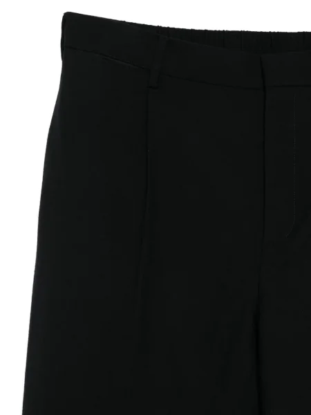 Pantaloni Givenchy de lână plisate negru